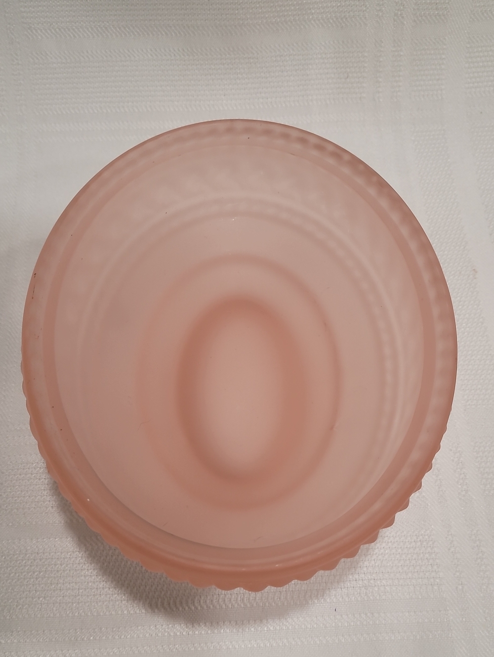 Pink Satin Glass Love Birds Westmoreland Covered Dish - Picture 4 of 8